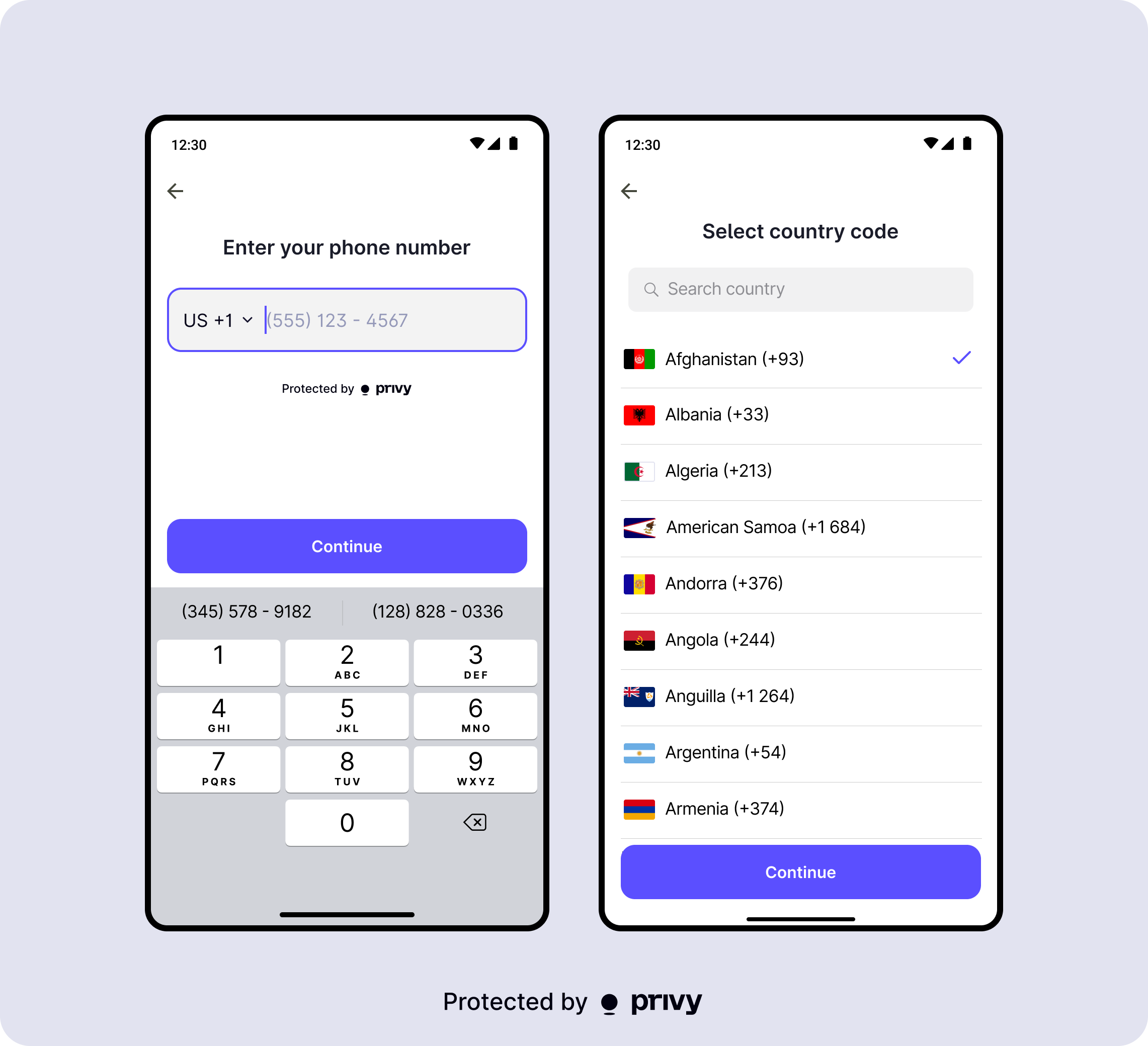 Login on Expo with Privy's default UIs